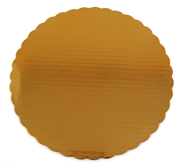 Base Redonda 12" Gold 100 Un
