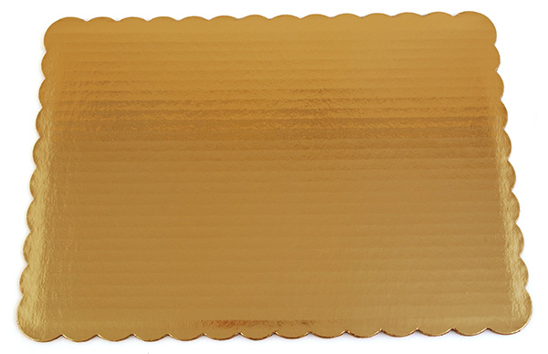 Base Rect 14 X 10" Gold 100 Un