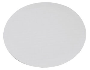 Base Redonda Carton  8" Blanca 100Un