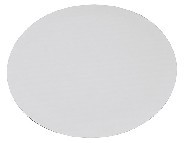 Base Redonda Carton  8" Blanca 200 Un