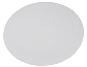 Base Redonda Carton  14" Blanca 100Un