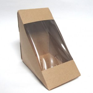 Caja Sandwich Carton  C Ventana 300 Un