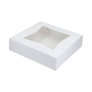 Caja Blanca Carton C/Vent Auto 10X10X2.5" 200 Un