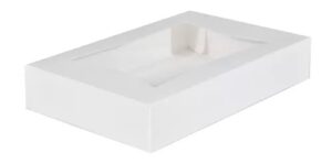 Caja Blanca Carton  C/Vent Auto 12X8X2-1/4" 200 Un