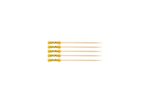 Brocheta Bambú 12 cm Amarillo 200 Un
