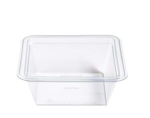 Envase Clear Cuadrado 16 Onz 300 Un