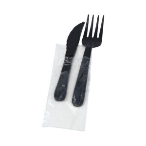 Kit Ten-Cuchi-Serv Hvy Negro 500 Un