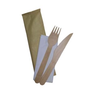 Kit.Ten-Cuchi-Serv Madera  500 Un