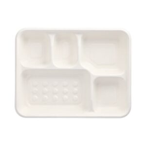 Bandeja de caña 5 div 3.7 x 22 x 28.2 cm  25 Un