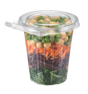 Envase Clr P/ Fruta C/Tapa Plana 16 Oz 232 Un