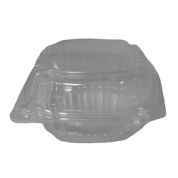 Bandeja C/ Tapa Hamburger PET  5"X5" 600 Un