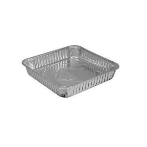 Envase Alum Cuad 8" 500 Un