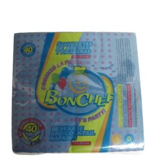 Servilleta Bebida Azul 40 Un